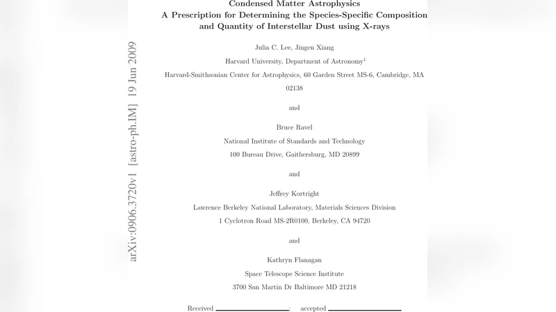 Condensed Matter Astrophysics: A Prescription for Determining the   Species-Specific Composition and Quantity of Interstellar Dust using X-rays