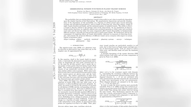 Observational Window Functions in Planet Transit Surveys