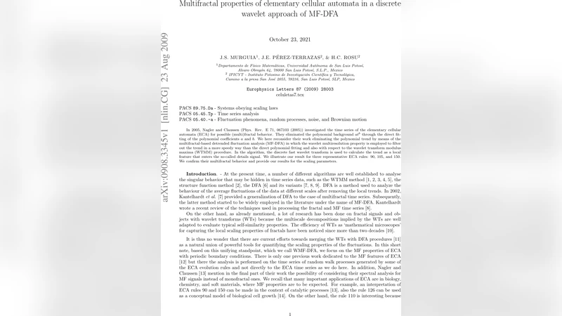 Multifractal properties of elementary cellular automata in a discrete   wavelet approach of MF-DFA