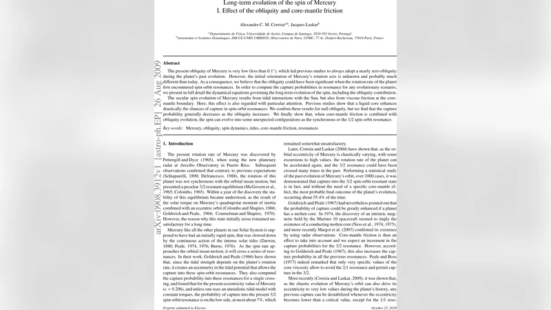 Long-term evolution of the spin of Mercury I. Effect of the obliquity   and core-mantle friction