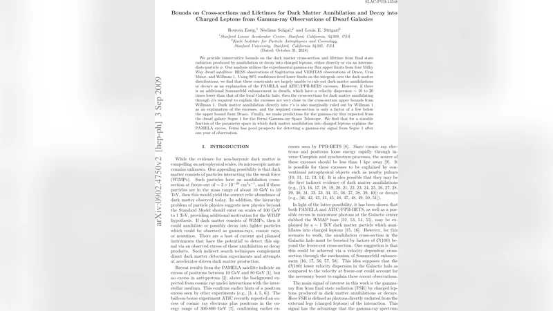 Bounds on Cross-sections and Lifetimes for Dark Matter Annihilation and   Decay into Charged Leptons from Gamma-ray Observations of Dwarf Galaxies