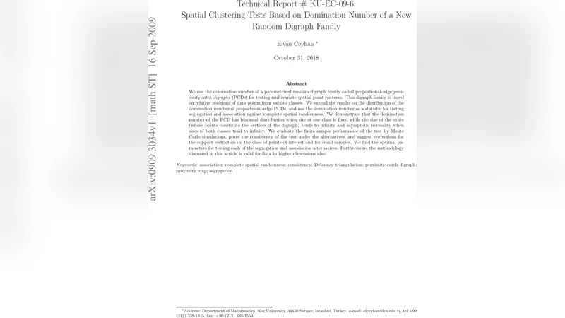 Spatial Clustering Tests Based on Domination Number of a New Random   Digraph Family