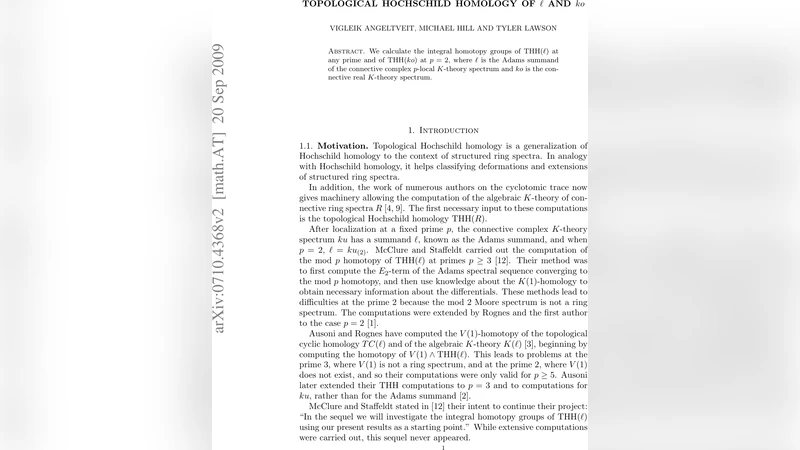 Topological Hochschild homology of l and ko