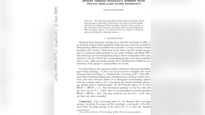 Seifert fibered homology spheres with trivial Heegaard Floer homology