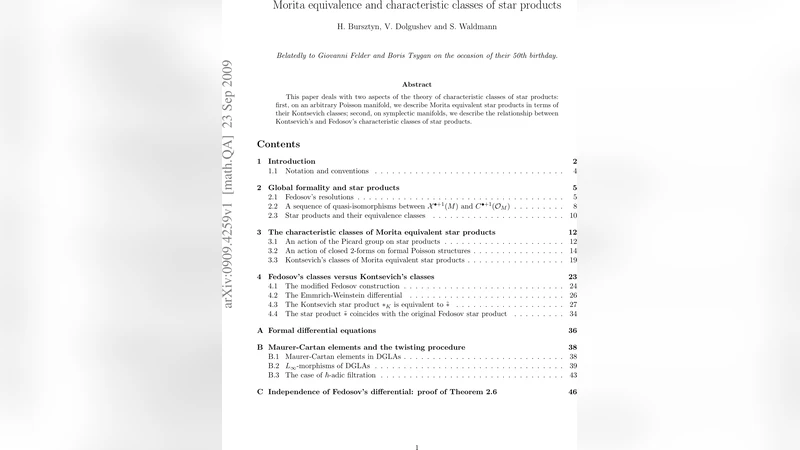 Morita equivalence and characteristic classes of star products