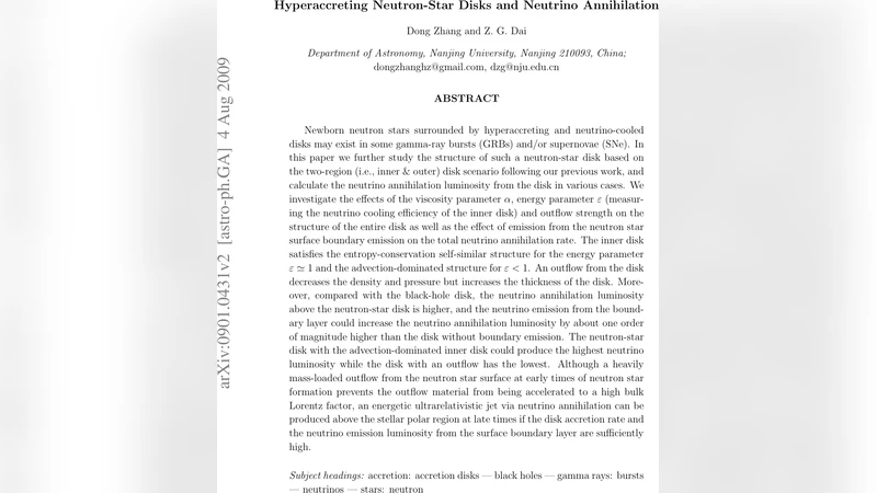 Hyperaccreting Neutron-Star Disks and Neutrino Annihilation