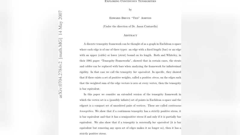 Exploring Continuous Tensegrities