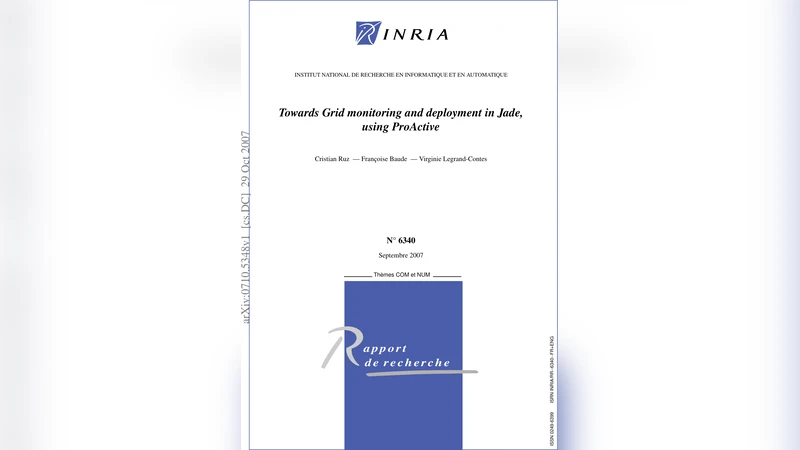 Towards Grid Monitoring and deployment in Jade, using ProActive