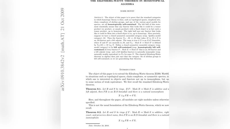 The Eilenberg-Watts theorem in homotopical algebra