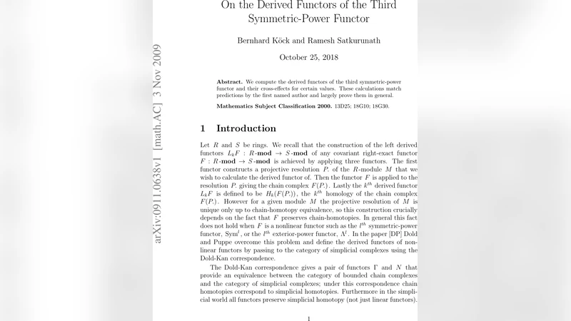 On the derived functors of the third symmetric-power functor