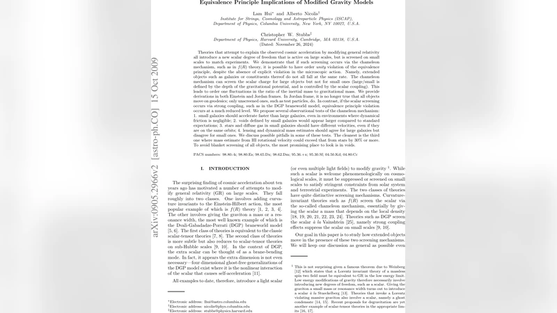 Equivalence Principle Implications of Modified Gravity Models