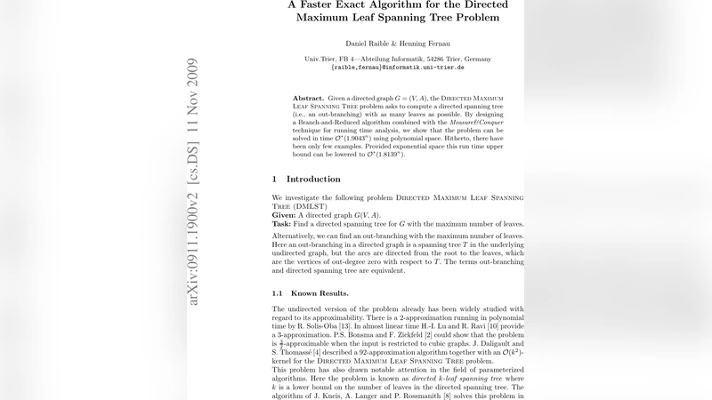 A Faster Exact Algorithm for the Directed Maximum Leaf Spanning Tree   Problem