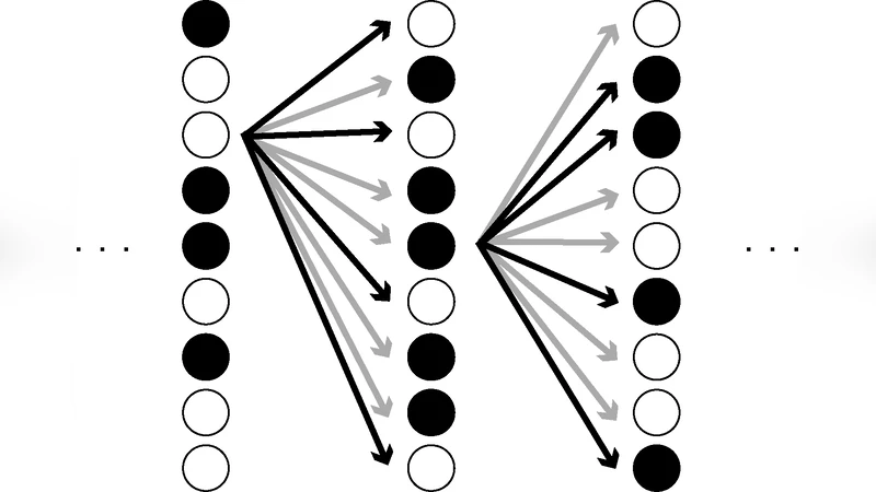 Sparse and Dense Encoding in Layered Associative Network of Spiking   Neurons