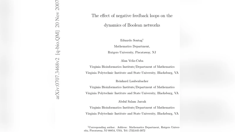 The effect of negative feedback loops on the dynamics of Boolean   networks