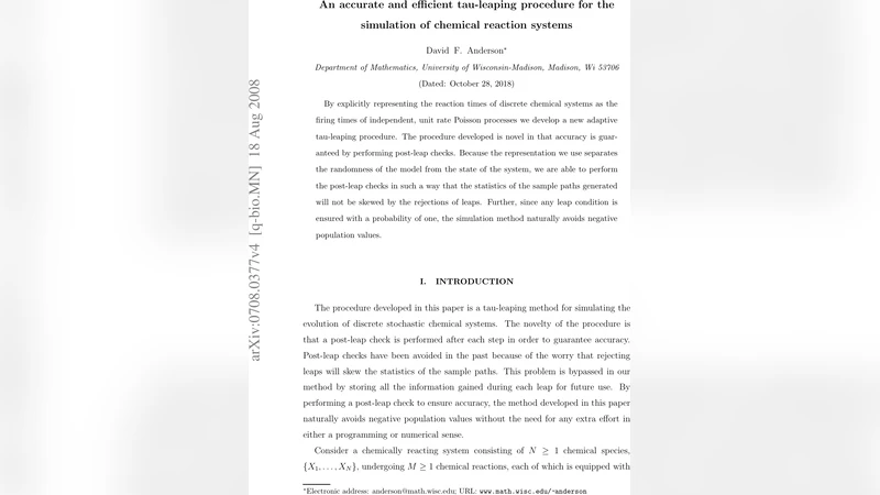 Incorporating postleap checks in tau-leaping
