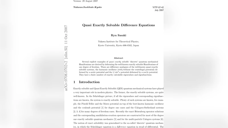 Quasi Exactly Solvable Difference Equations