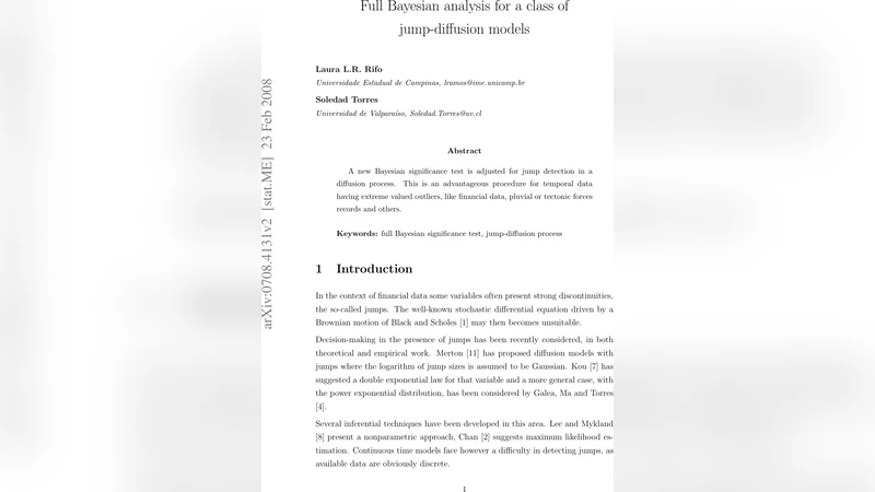 Full Bayesian analysis for a class of jump-diffusion models