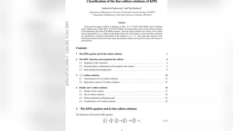 Classification of the line-soliton solutions of KPII