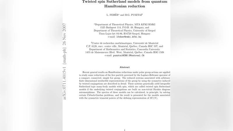 Twisted spin Sutherland models from quantum Hamiltonian reduction