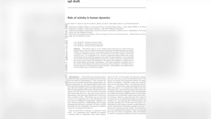 Role of Activity in Human Dynamics