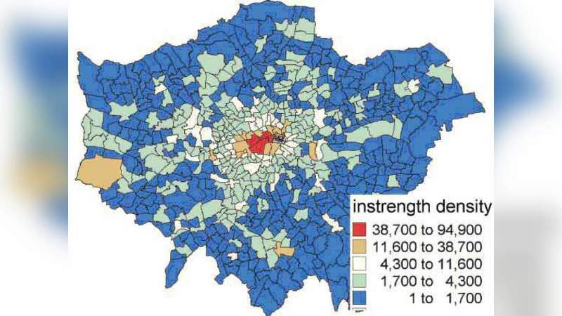 The Network of Commuters in London