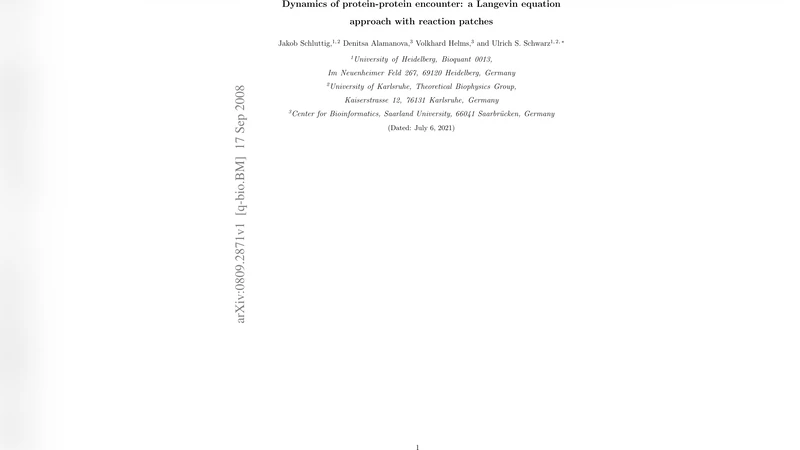 Dynamics of protein-protein encounter: a Langevin equation approach with   reaction patches
