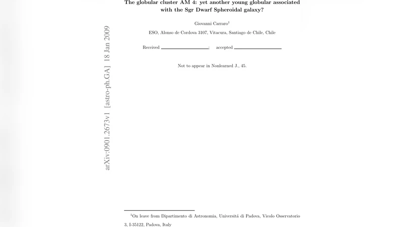 The globular cluster AM 4: yet another young globular associated with   the Sgr Dwarf Spheroidal galaxy?