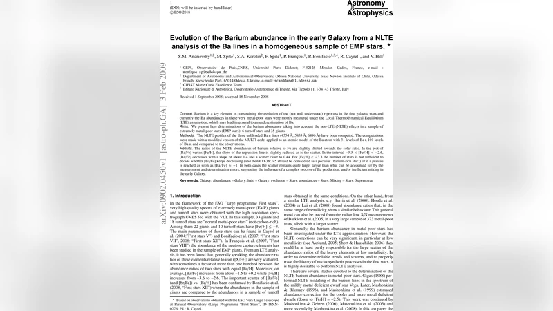 Evolution of the Barium abundance in the early Galaxy from a NLTE   analysis of the Ba lines in a homogeneous sample of EMP stars