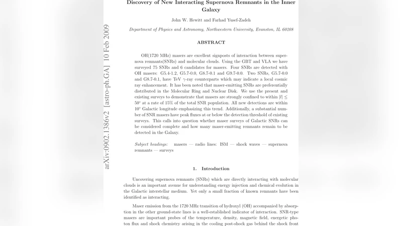 Discovery of New Interacting Supernova Remnants in the Inner Galaxy