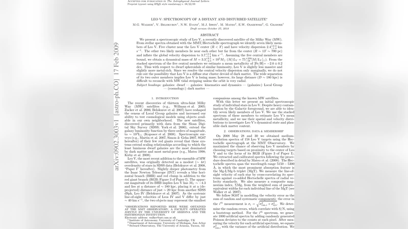 Leo V: Spectroscopy of a Distant and Disturbed Satellite
