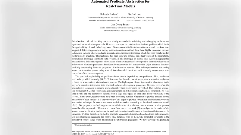 Automated Predicate Abstraction for Real-Time Models