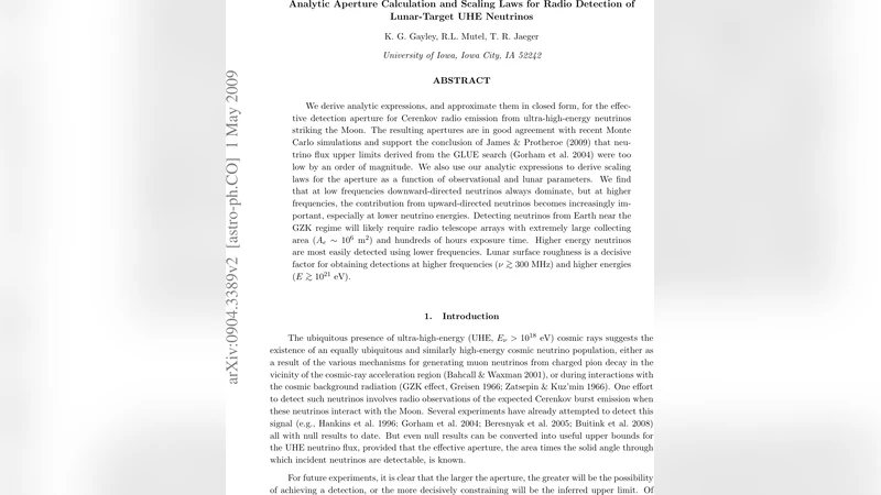 Analytic Aperture Calculation and Scaling Laws for Radio Detection of   Lunar-Target UHE Neutrinos