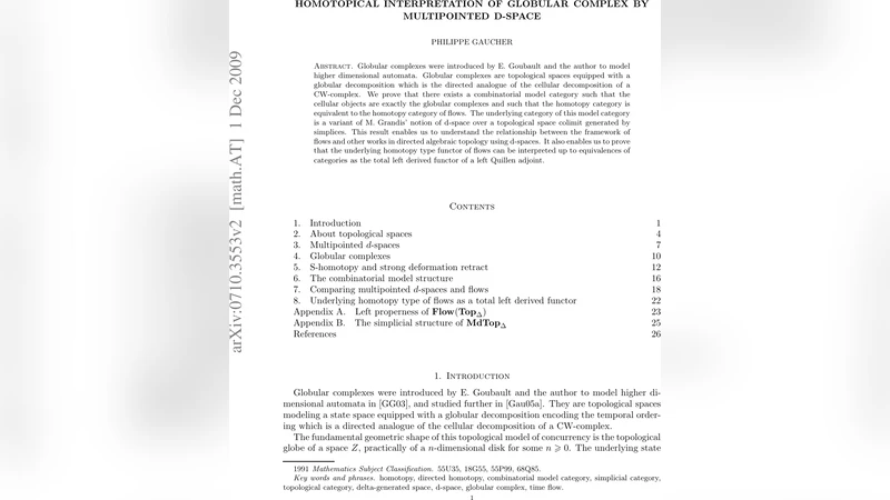 Homotopical interpretation of globular complex by multipointed d-space