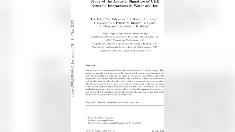 Study of the acoustic signature of UHE neutrino interactions in water   and ice