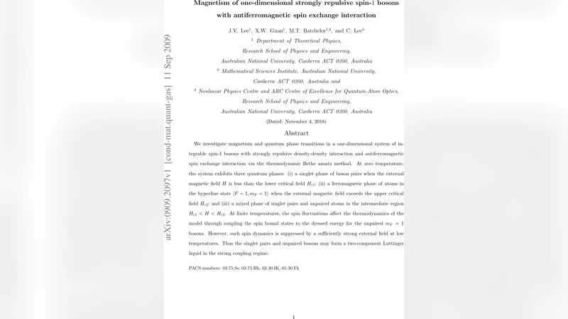 Magnetism of one-dimensional strongly repulsive spin-1 bosons with   antiferromagnetic spin exchange interaction