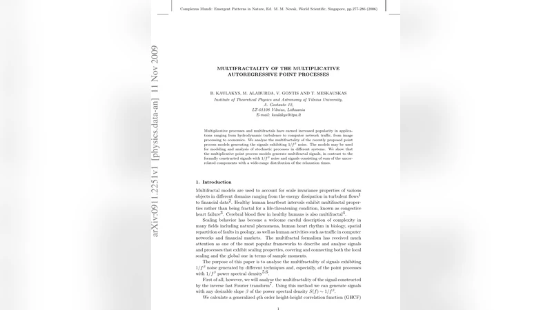 Multifractality of the multiplicative autoregressive point processes