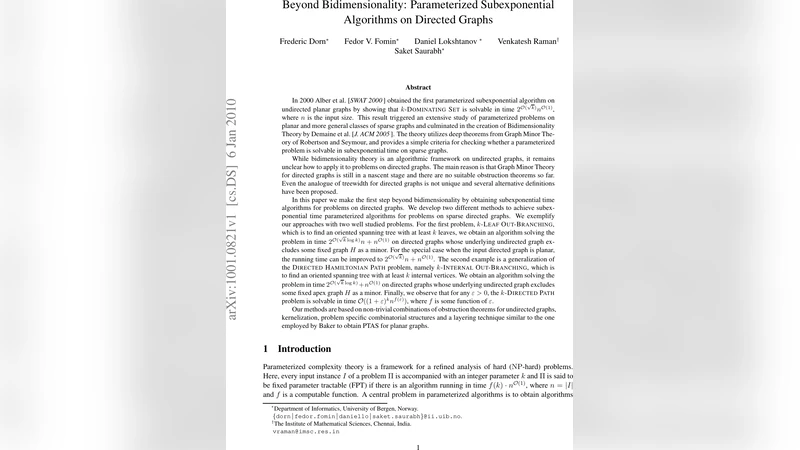Beyond Bidimensionality: Parameterized Subexponential Algorithms on   Directed Graphs