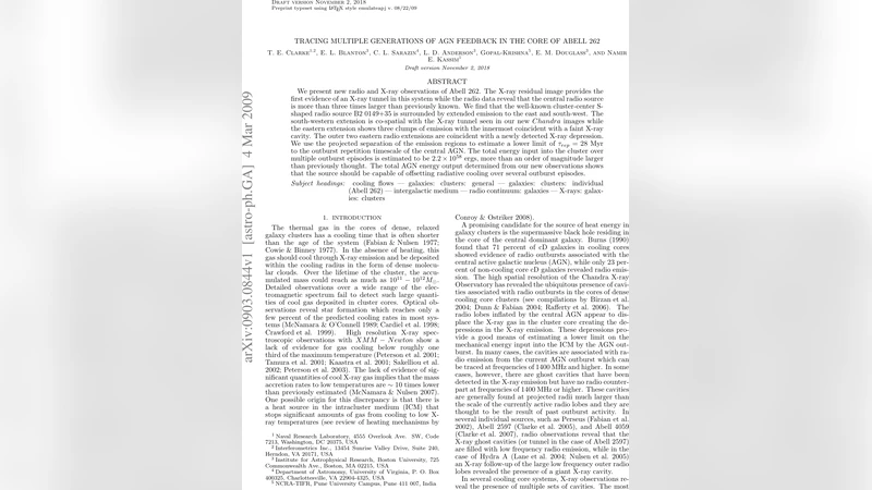 Tracing Multiple Generations of AGN Feedback in the Core of Abell 262