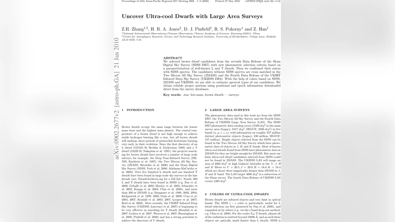 Ultra-cool Dwarfs from Large Area Surveys