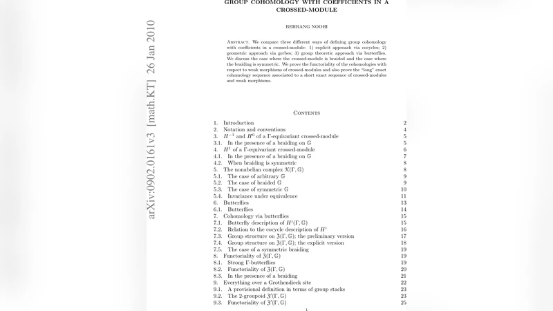 Group cohomology with coefficients in a crossed-module