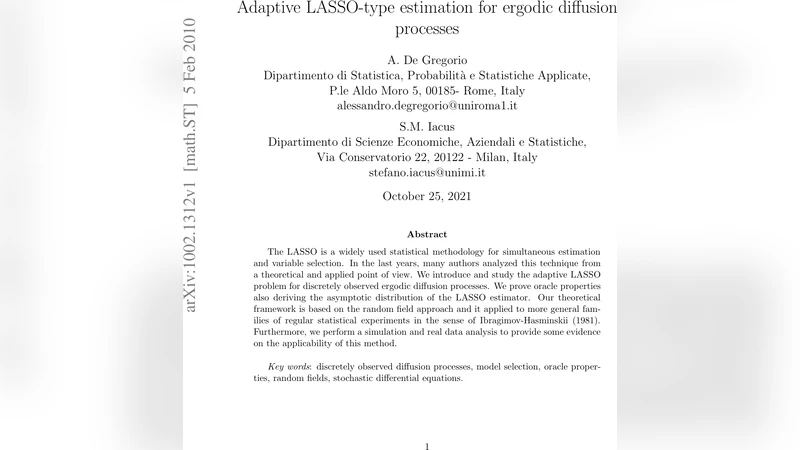 Adaptive LASSO-type estimation for ergodic diffusion processes