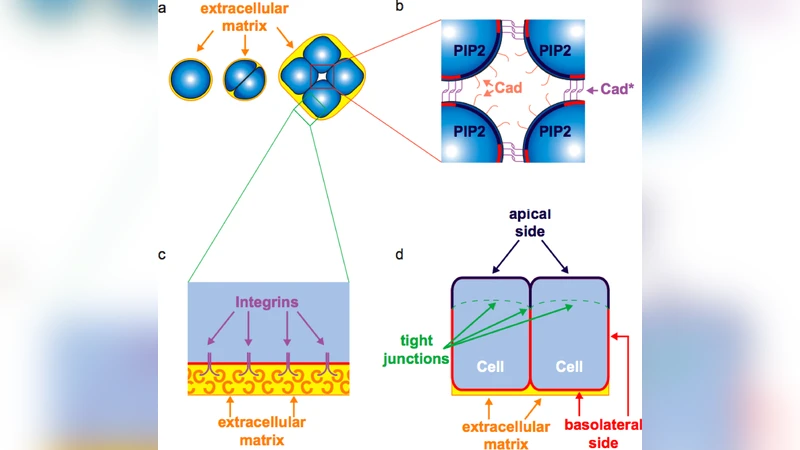 A symmetry breaking mechanism for epithelial cell polarization
