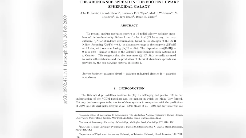 The abundance spread in the Bootes I dwarf spheroidal galaxy
