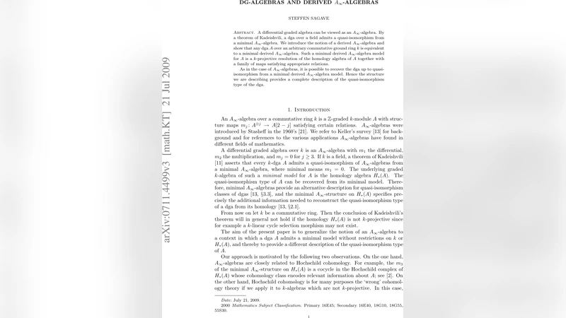 DG-algebras and derived A-infinity algebras