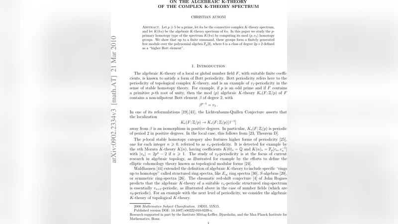 On the algebraic K-theory of the complex K-theory spectrum