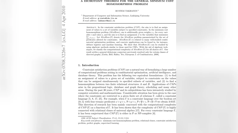 A Dichotomy Theorem for General Minimum Cost Homomorphism Problem