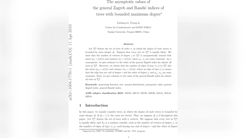 The asymptotic values of the general Zagreb and Randic indices of   trees with bounded maximum degree