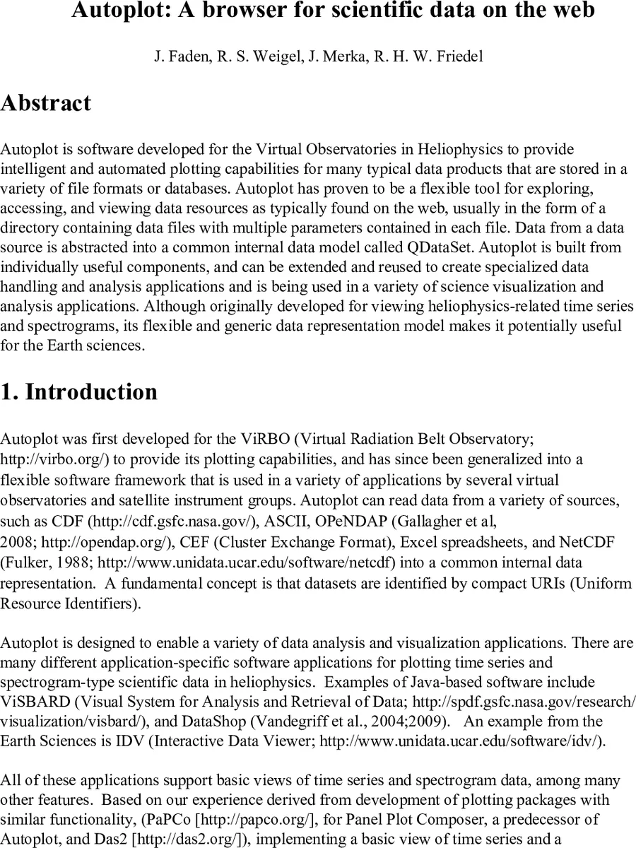 Autoplot: A browser for scientific data on the web