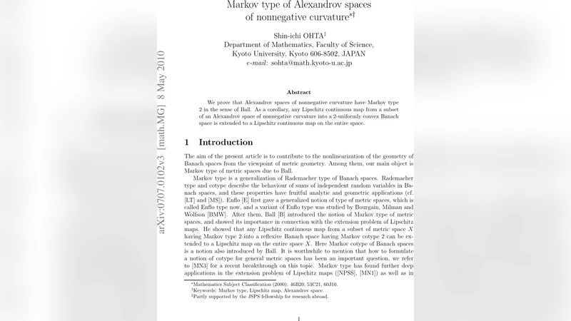 Markov type of Alexandrov spaces of nonnegative curvature