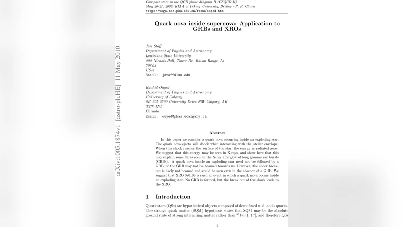 Quark nova inside supernova: Application to GRBs and XROs
